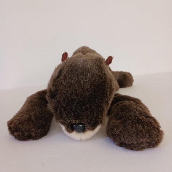 Vintage Wildlife Artists Brown River Otter Realistic 21" Plush Stuffed Animal - Picture 2 of 10